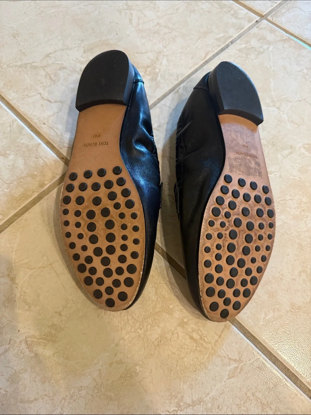 Tory Burch Ballet Loafers in Perfect Black size 6.5
